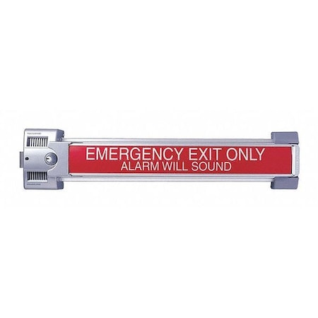 Rim Exit Device with Alarm, Aluminum MPN:2670 3FT US28