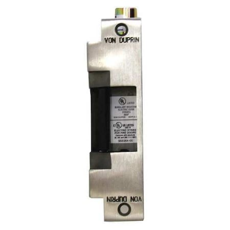 Electric Door Strike, Stainless Steel, Stainless steel, For Use With: Rim Exit Device MPN:6111 12V US32D CON