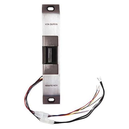 Electric Door Strike, Stainless Steel, Stainless steel, For Use With: Rim Exit Device MPN:6112 24V US32D DS CON