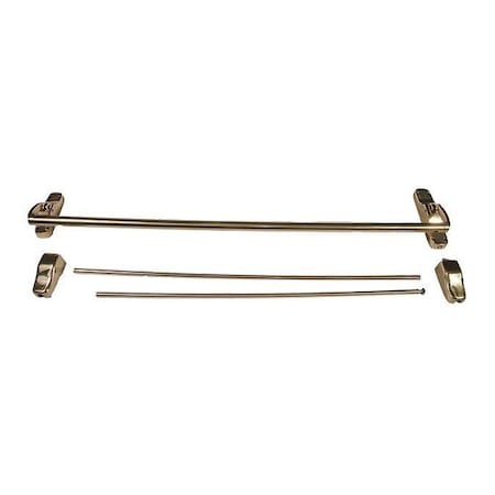 Surface Vert. Rod Crossbar, PolishedBrass MPN:8827EO US3