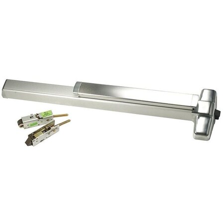 ConcealdVerticalRodExitDevic, SatinChrome MPN:9847EO-F 4 26D