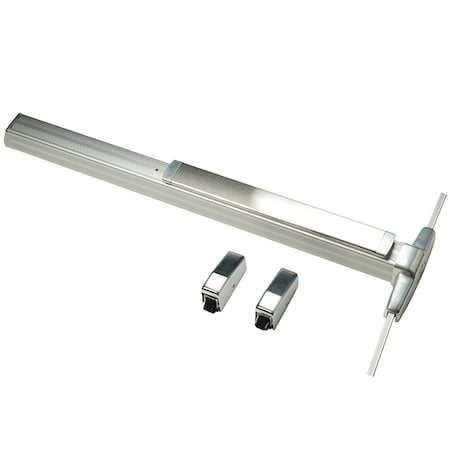 Grade 1 Surface Vertical Rod Exit Device, Narrow Stile Pushpad, 36-in, Exit Only, Less Trim, Less Do MPN:QEL3327AEO 3 26D