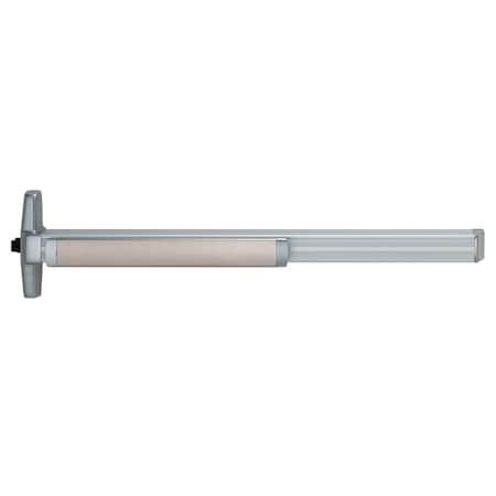 Grade 1 Rim Exit Device, Narrow Stile Pushpad, 36-in, Exit Only, Less Trim, Less Dogging, Quiet Elec MPN:QEL33AEO 3 US28