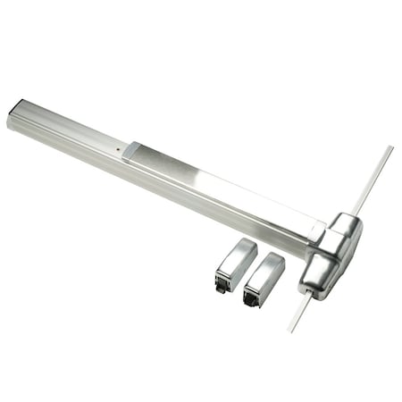 Grade 1 Surface Vertical Rod Exit Bar, Wide Stile Pushpad, 36-in Panic Device, 84-in Door Height, Ex MPN:QEL9927EO 3 US28