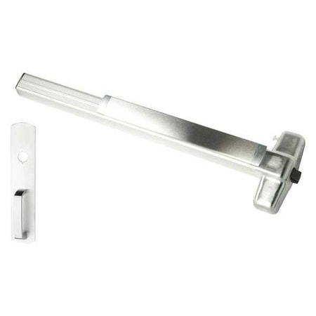 Rim, 36 in. Door W, Series 99, Satin Chrome MPN:XP99NL-F 3 US26D
