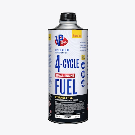 Fuel, 4-Cycle, Clear, 1 qt, Can, No Oil MPN:6205