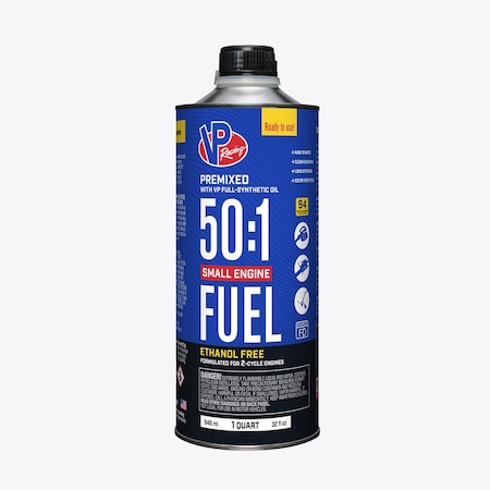 Fuel, 2-Cycle, Blue, 1 qt, Can, 50:1 MPN:6235