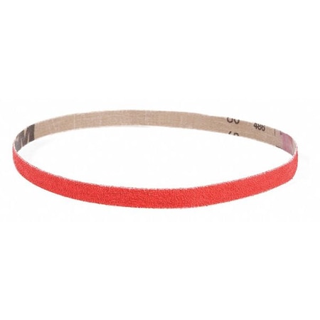 Abrasive Belt, 80 Grt, Ceramc, 1/2x24