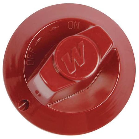 Knob, Control Red-W/Set Scr. MPN:00-719255-00012