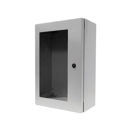 1/4 Turn Latch Electrical Enclosures, 16.34 in H, 6.69 in D, 12.4 in W, NEMA 4X, Fiberglass MPN:ANB1612