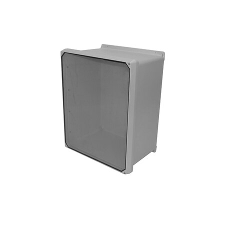 Screws Electrical Enclosures, 9.31 in H, 4.92 in D, 7.31 in W, NEMA 4X, Fiberglass MPN:CVJ806HW
