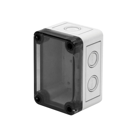 Screws Electrical Enclosures, 7.08 in H, 4.37 in D, 7.17 in W, NEMA 4X, Polycarbonate MPN:MB070704PCCTK