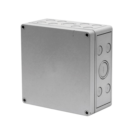 Screws Electrical Enclosures, 7.08 in H, 6.46 in D, 7.17 in W, NEMA 4X, Polycarbonate MPN:MB070765PCK