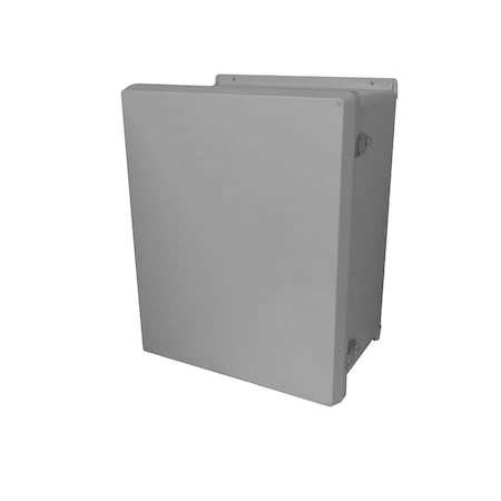 Padlockable Latch Electrical Enclosures, 7.32 in H, 4.92 in D, 7.32 in W, NEMA 4X, Fiberglass MPN:VJ606HWPL1