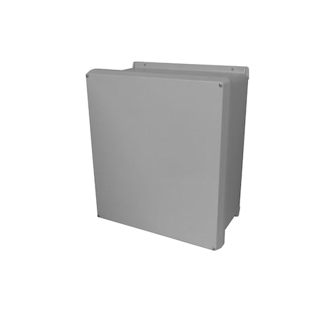 Screws Electrical Enclosures, 7.32 in H, 4.92 in D, 7.32 in W, NEMA 4X, Fiberglass MPN:VJ606W