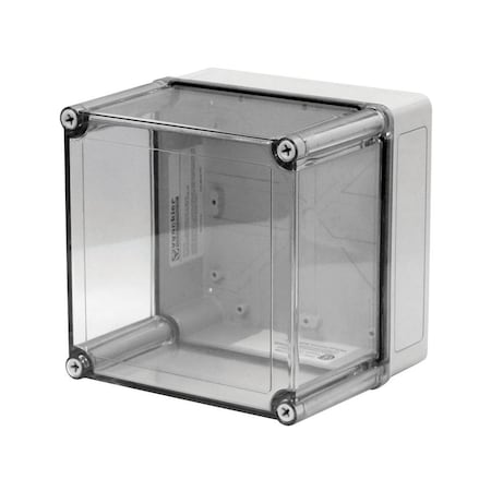 Screws Electrical Enclosures, 7 in H, 2.97 in D, 5.03 in W, NEMA 4X, Polycarbonate MPN:VM753CT