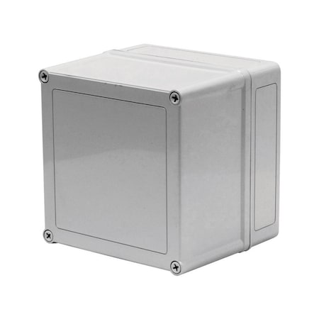 Screws Electrical Enclosures, 7 in H, 6.02 in D, 7 in W, NEMA 4X, Polyester MPN:VM776