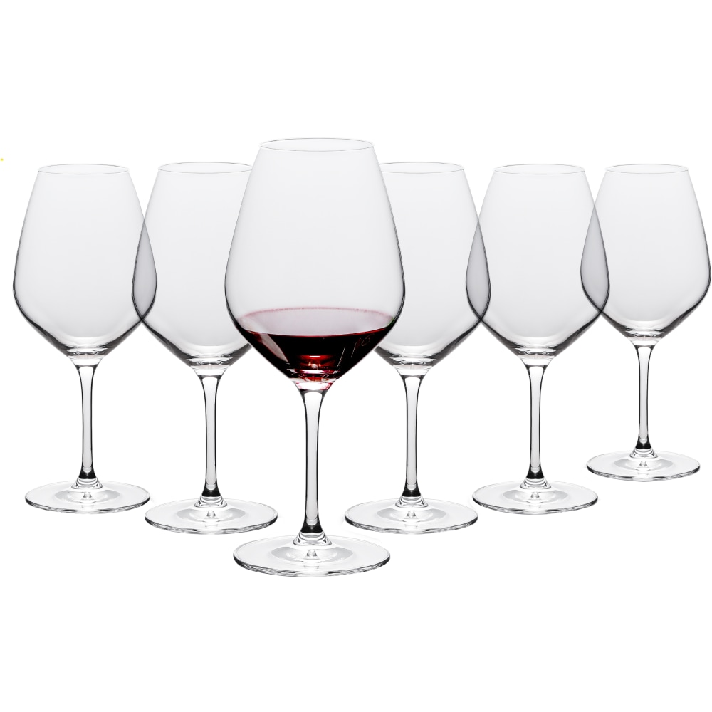 Table 12 Red Wine Glasses, 19.25 Oz, Clear, Set Of 6 Glass MPN:TGR6R30