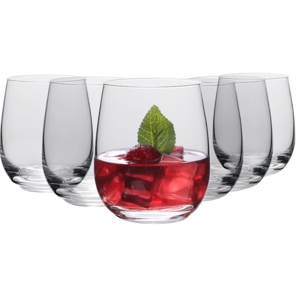 Table 12 Lead-Free Crystal Small Beverage Glasses, 15.5 Oz, Clear, Set Of 6 Glasses MPN:TGSM6R30