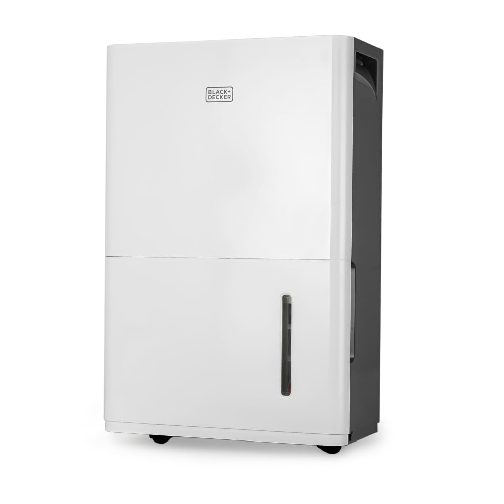 BLACK+DECKER Portable Dehumidifier, 30 Pints, 19-3/4inH x 15-1/4inW x 10-1/4inD MPN:BD30MWSA