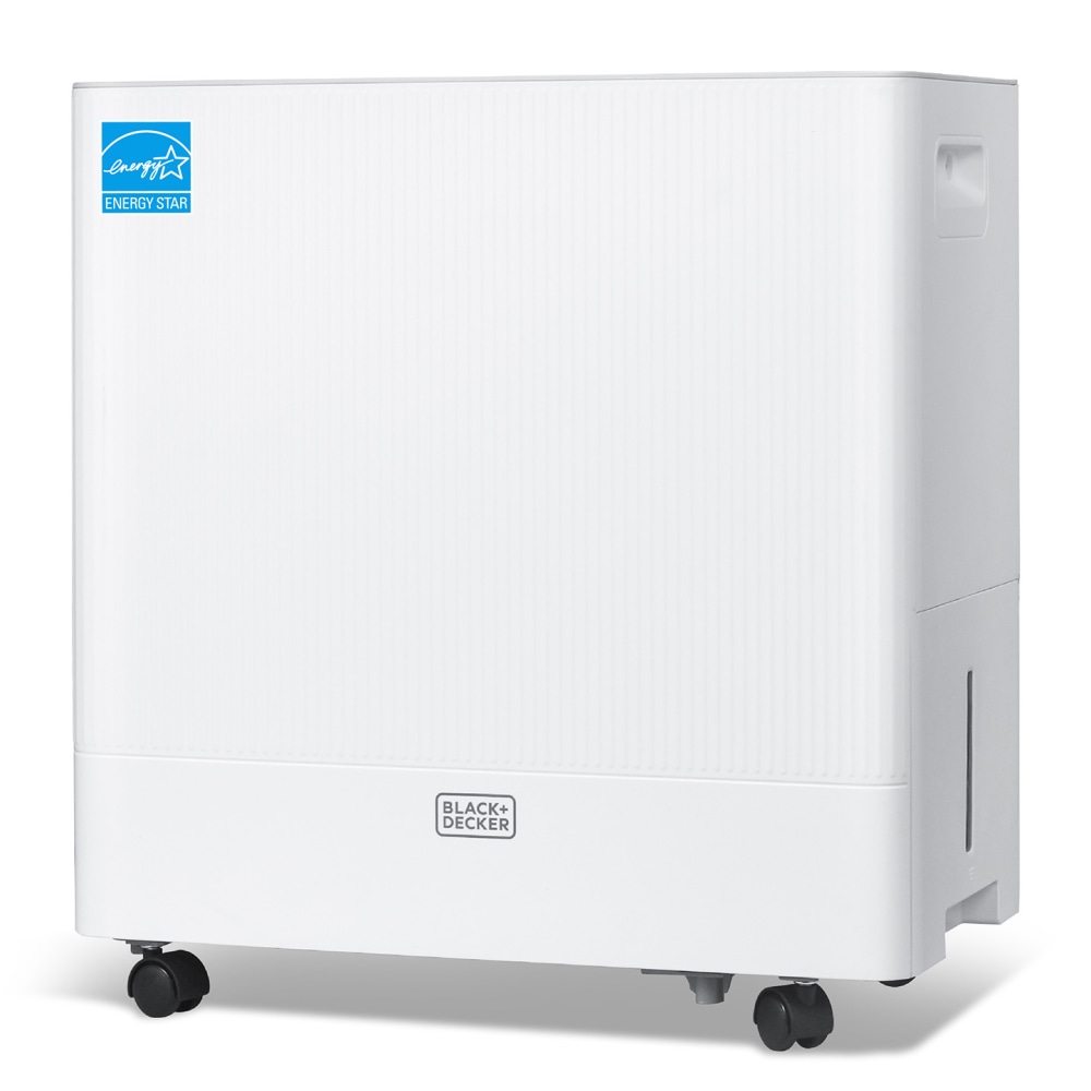 Black+Decker 22-Pint Portable Dehumidifier, 1, 500 Sq. Ft. Coverage, White, Total Qty 1 MPN:BDM22WCDA