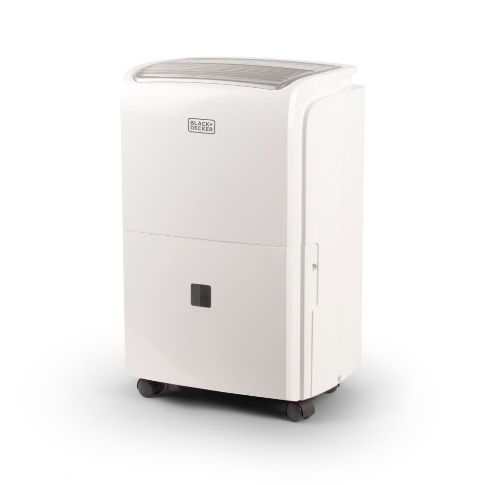 BLACK+DECKER 1500 Sq. Ft. Dehumidifier for Medium to Large Spaces and Basements, Portable, BDT20WTB, White MPN:BDT20WTB
