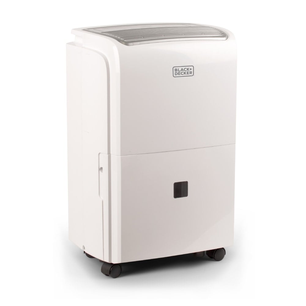BLACK+DECKER Portable Dehumidifier, With Drain Pump, 4, 500 Sq. Ft., White MPN:BDT50PWTB