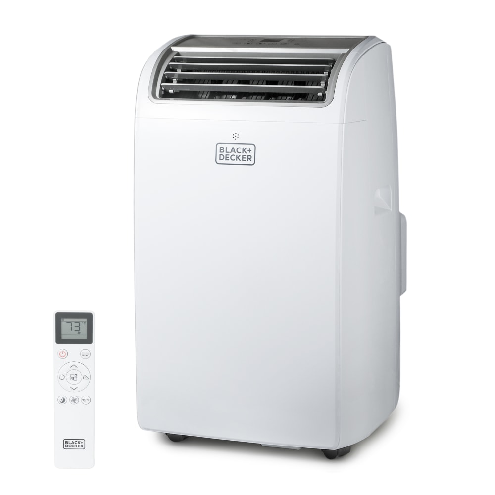 BLACK+DECKER Portable Air Conditioner 10, 200 BTU DOE (14, 000 BTU ASHRAE 128) with 12, 000 BTU Heating for Rooms Up To 700 Sq. Ft., White MPN:BPT10HWTB