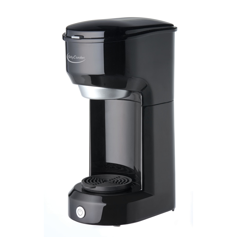 Betty Crocker Single Serve Coffee Maker, 11-1/2inH x 5-7/16inW x 7inD, Black MPN:BC-3800CB