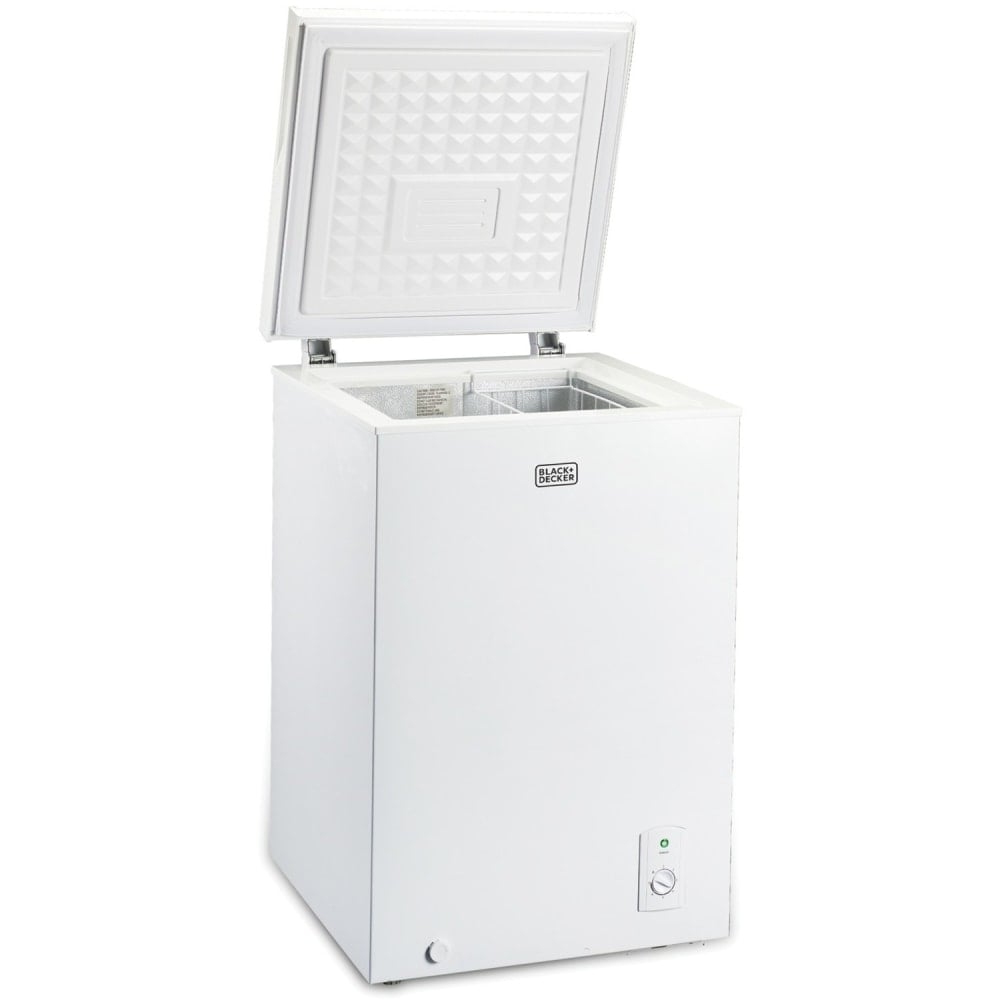 Black+Decker 3.5 Cu. Ft. Chest Freezer, White, Total Qty 1 MPN:BCFK356