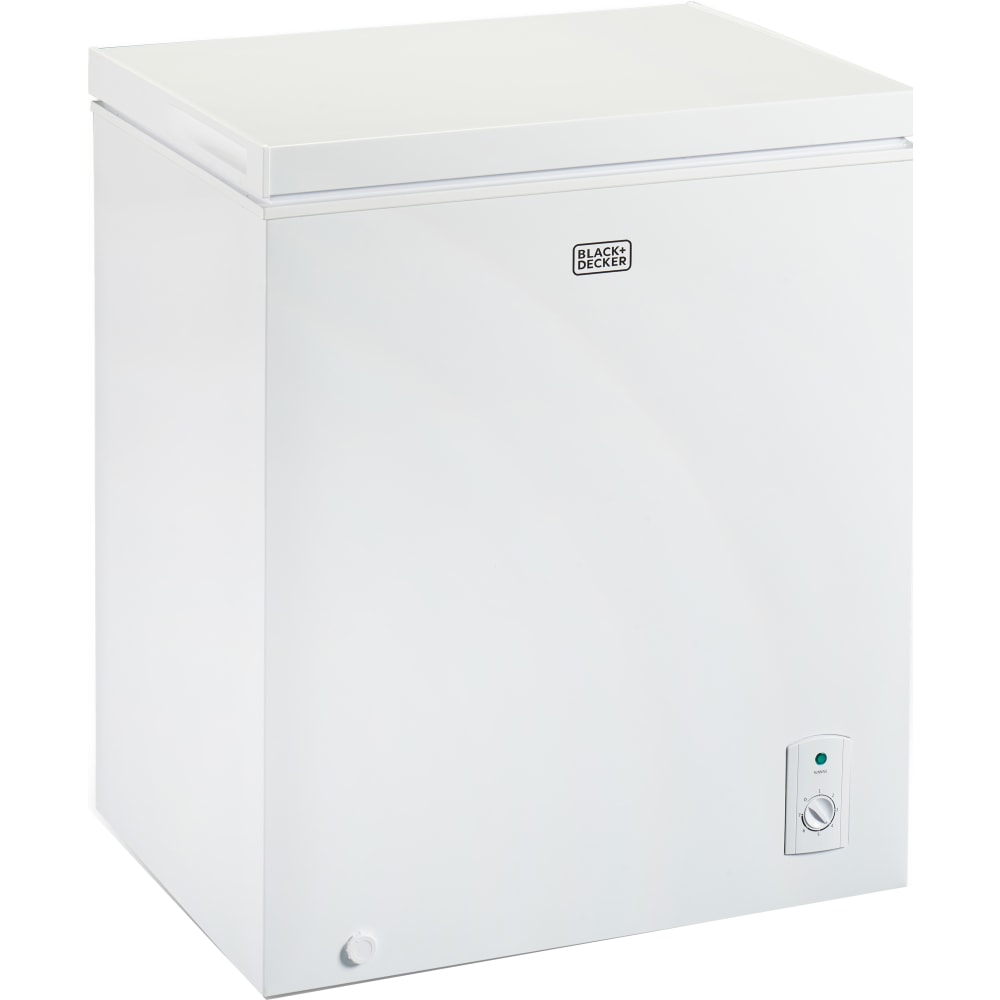 Black+Decker Chest Freezer, 5.1 Cu. Ft., White MPN:BCFK516
