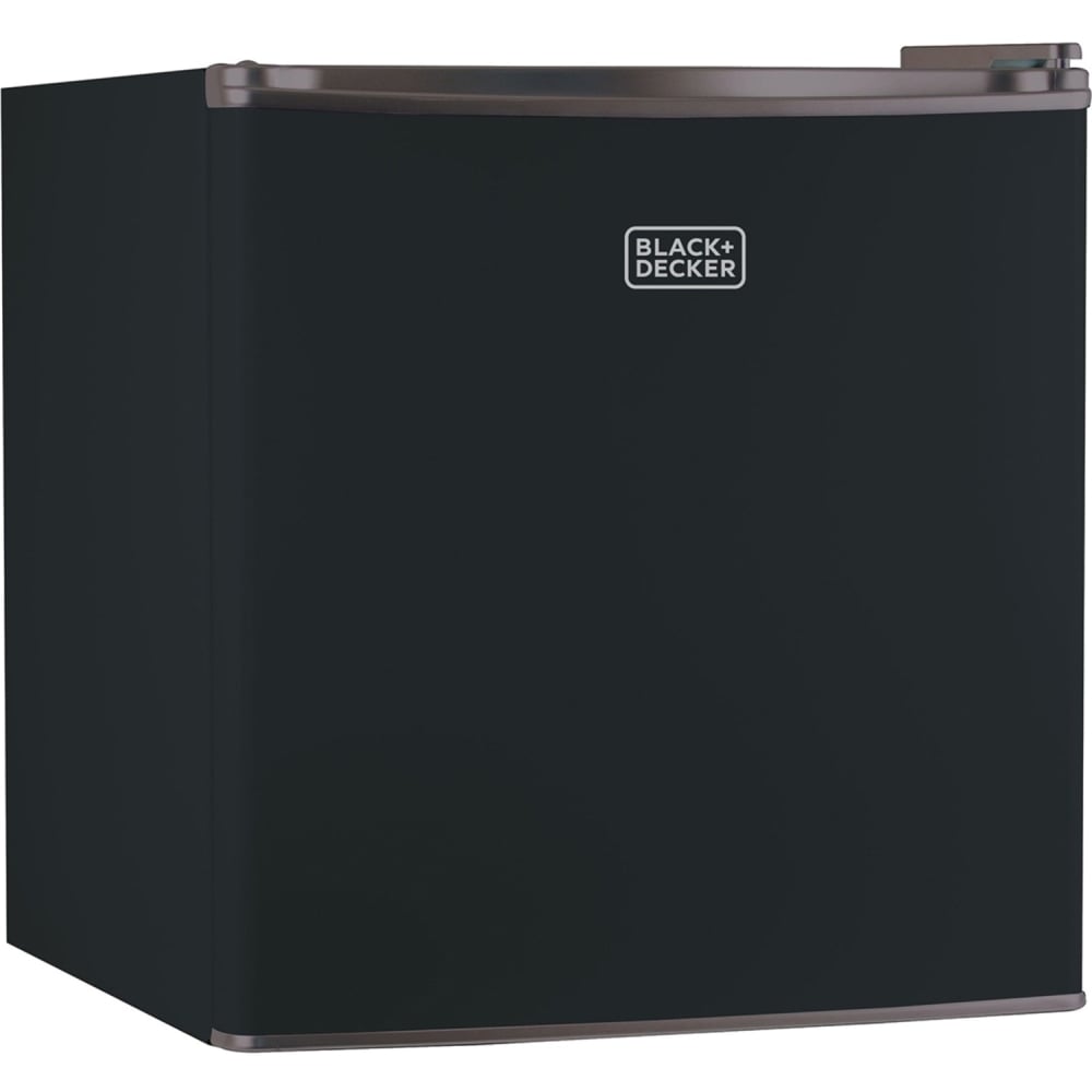 Black+Decker BCRK17B 1.7 Cubic-ft Refrigerator/Freezer (Black) - 1.70 ft³ - Reversible - Black MPN:BCRK17B