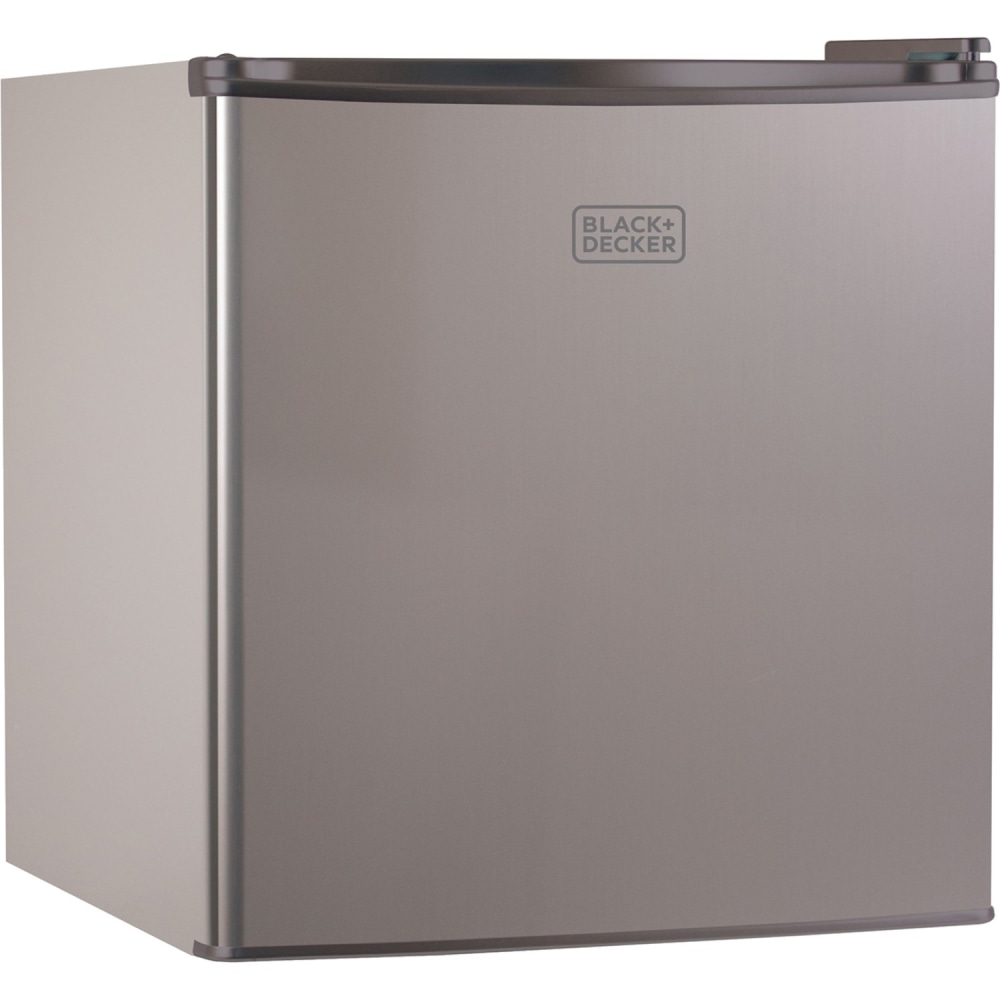 Black+Decker BCRK17V 1.7 Cu Ft Refrigerator With Freezer Compartment, Silver MPN:BCRK17V