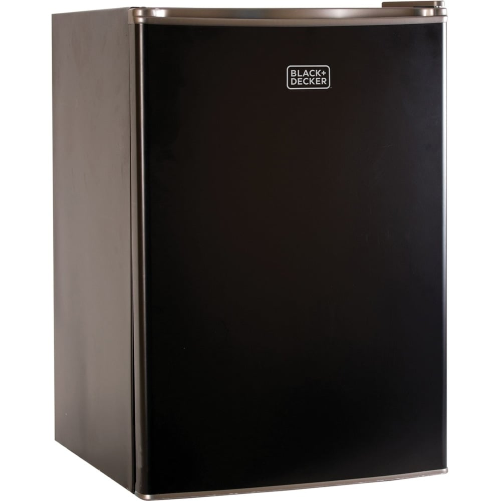 Black+Decker 2.5 Cu Ft Refrigerator/Freezer, Black MPN:BCRK25B