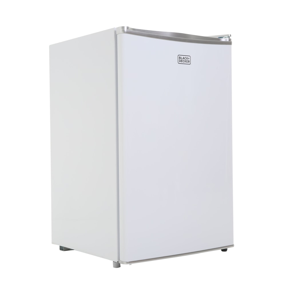 Black+Decker 4.3 Cu. Ft. Compact Refrigerator, White MPN:BCRK43W