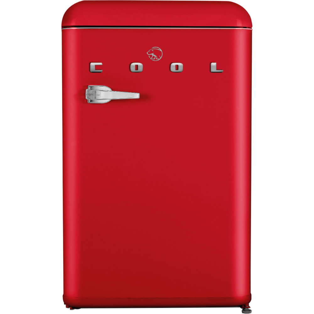 Commercial Cool Retro 4.4 Cu. Ft. Mini Refrigerator With 2 Slide-Out Glass Shelves, Red MPN:CCRR4ALR