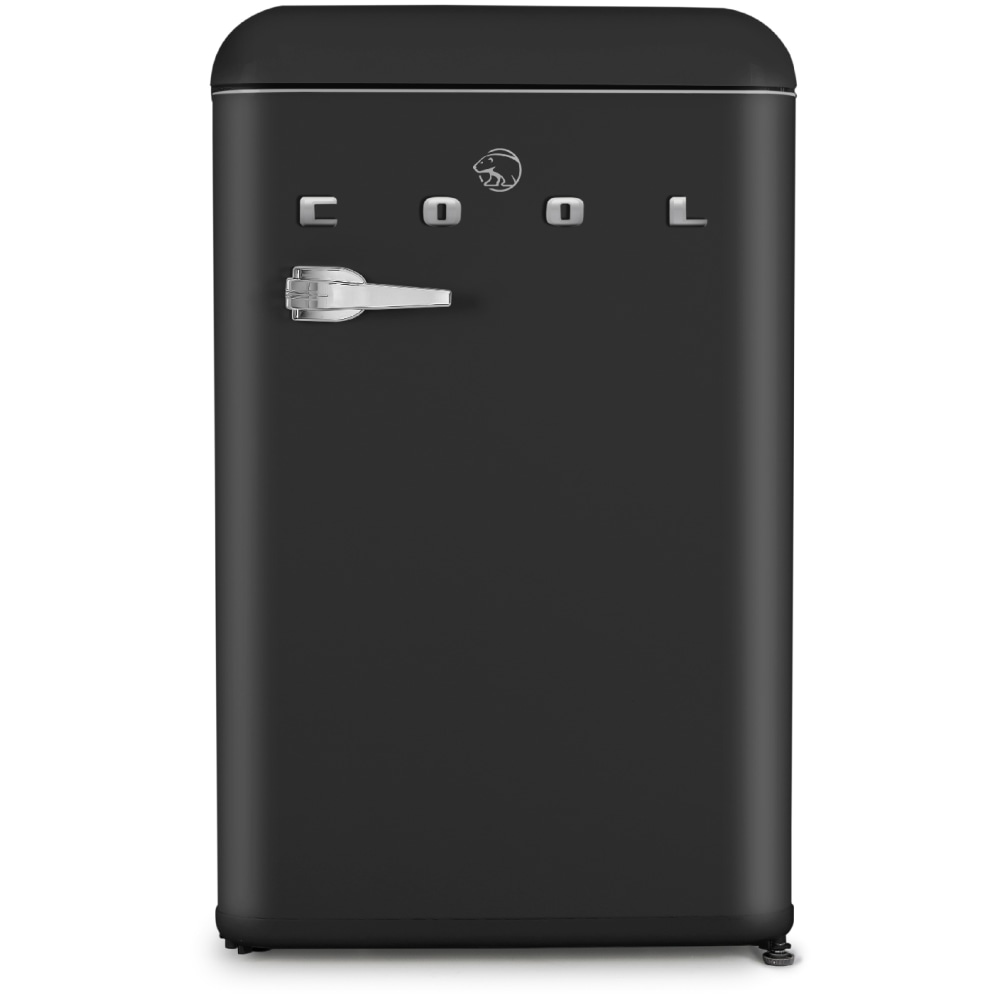 Commercial Cool 4.0 Cu. Ft. Retro Vintage Style Fridge, Black MPN:CCRR4LB