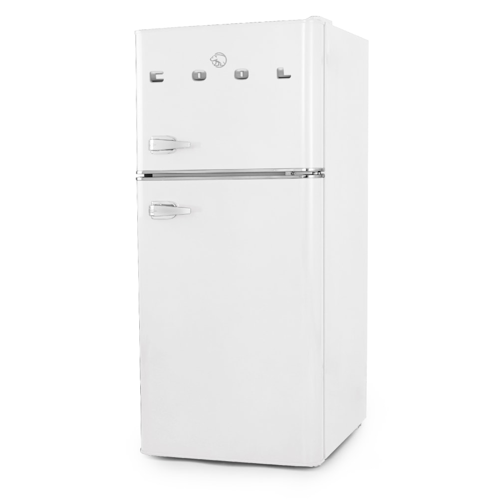 Commercial Cool 4.5 Cu. Ft. TM Retro Vintage Style Refrigerator With True Freezer, White MPN:CCRRD45HW