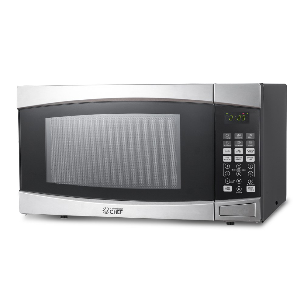 Commercial Chef 1.4 Cu. Ft. Counter-Top Microwave, Silver MPN:CHM14110S6C