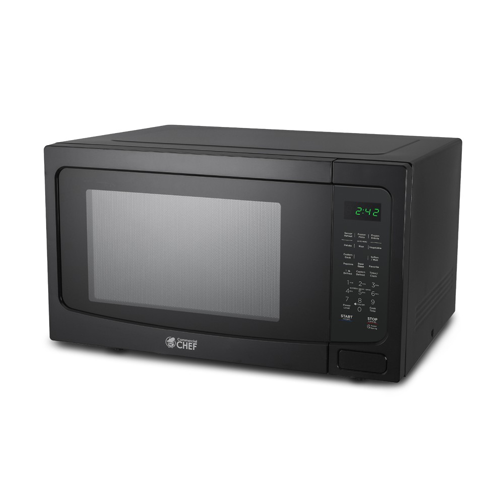 Commercial Chef 1.6 Cu. Ft. Countertop Microwave Oven, Black MPN:CHM16MB6