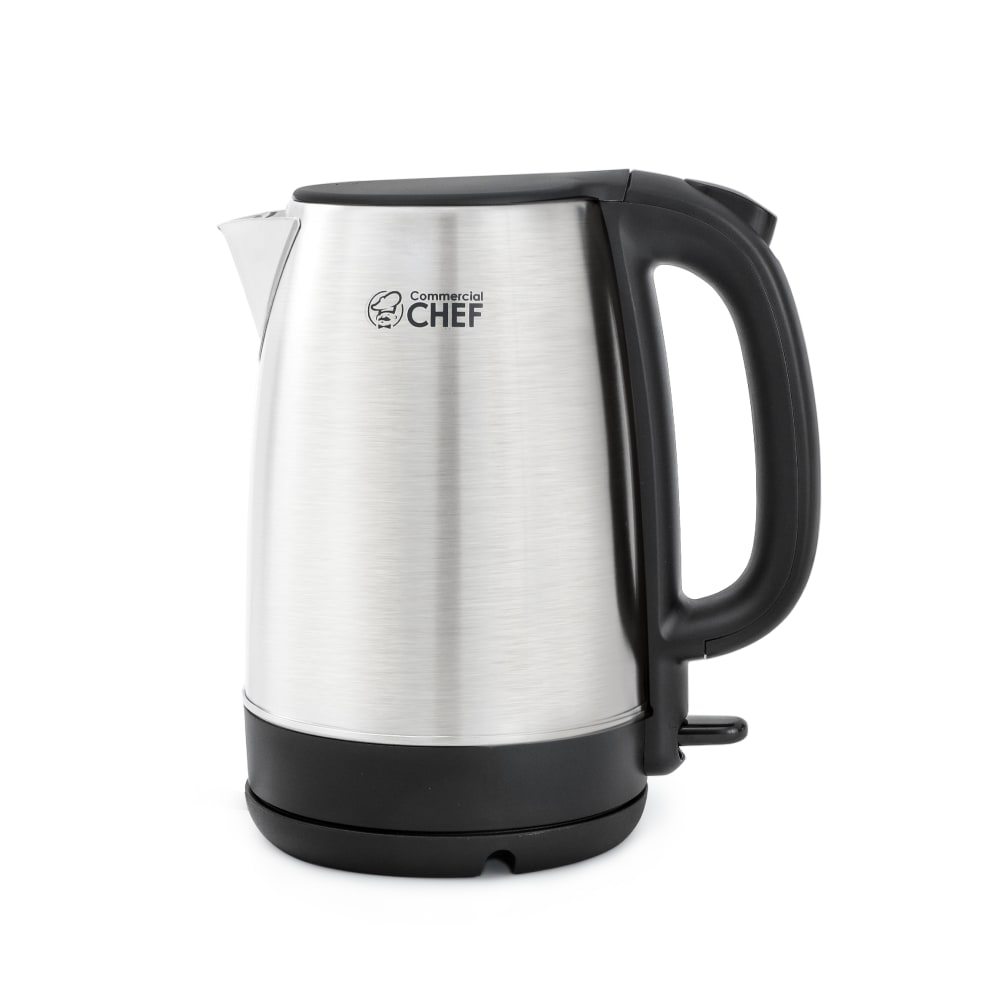 Commercial Chef 1.7L Stainless Steel Cordless Kettle, Silver MPN:CHK17M3SS