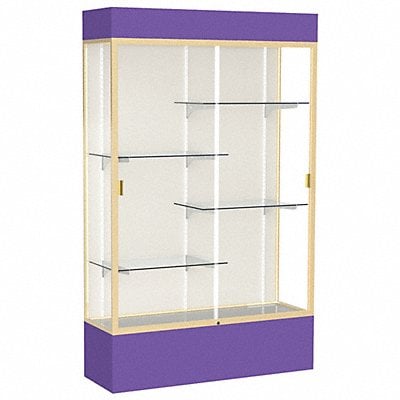 Floor Display Case Purple 80 H 48 L MPN:3174PB-GD-PE