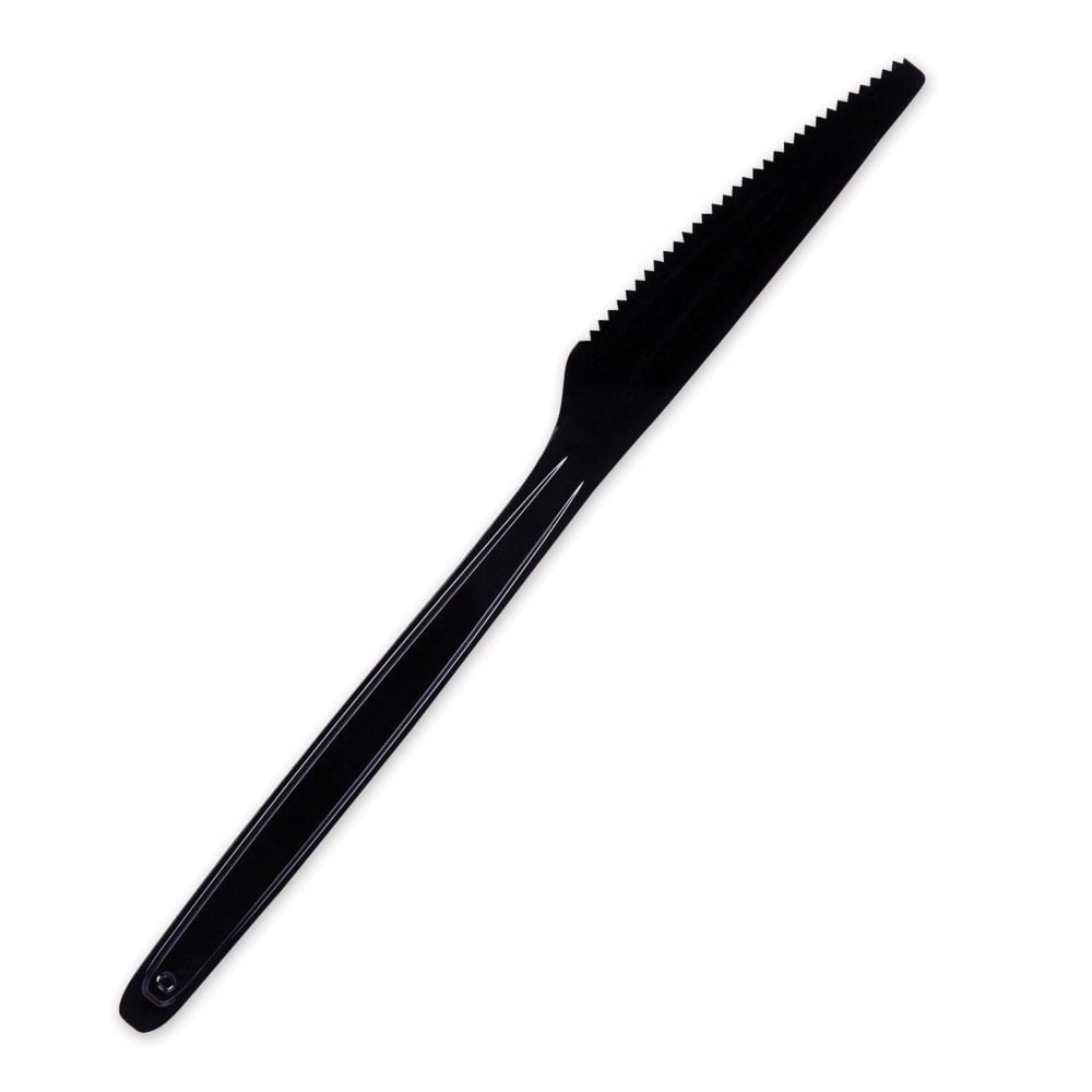 WNA Cutlery for Cutlerease Dispensing System, Knife, 6inL, Black, Box Of 960 Knives MPN:CEASEKN960BL