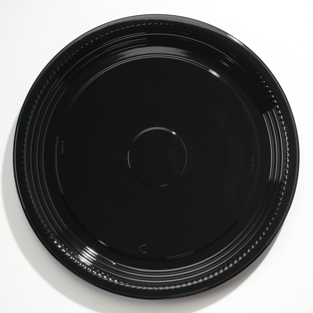 World Centric WNA Caterline Casuals Thermoformed Platters, 16in Diameter, Plastic, 25/CT MPN:WNA A516PBL