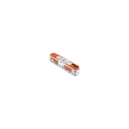 Inline Splice Wire Connector, 12 AWG Max, 1 Port, Transparent, Polycarbonate Insulation, 600 V MPN:221-2401/K000-0002