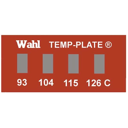 Temp Indicator, Strip, Red, 10PK MPN:101-4-094C