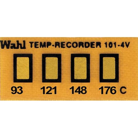 Temp Indicator, Strip, Amber, 10PK MPN:101-4-095VC