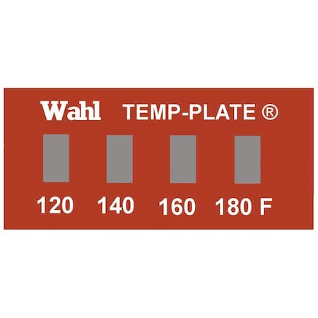 Temp Indicator, Strip, Red, 10PK MPN:101-4-120F