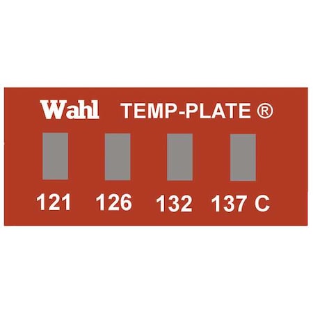 Temp Indicator, Strip, Red, 10PK MPN:101-4-121C