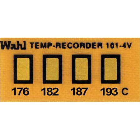 Temp Indicator, Strip, Amber, 10PK MPN:101-4-176VC